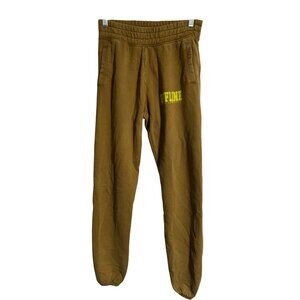 Offline Brown Jogger Sweatpants Womens XXS Elastic Waist Logo Detail Athleisure